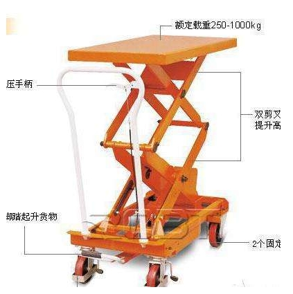 手动液压升降平台车优点